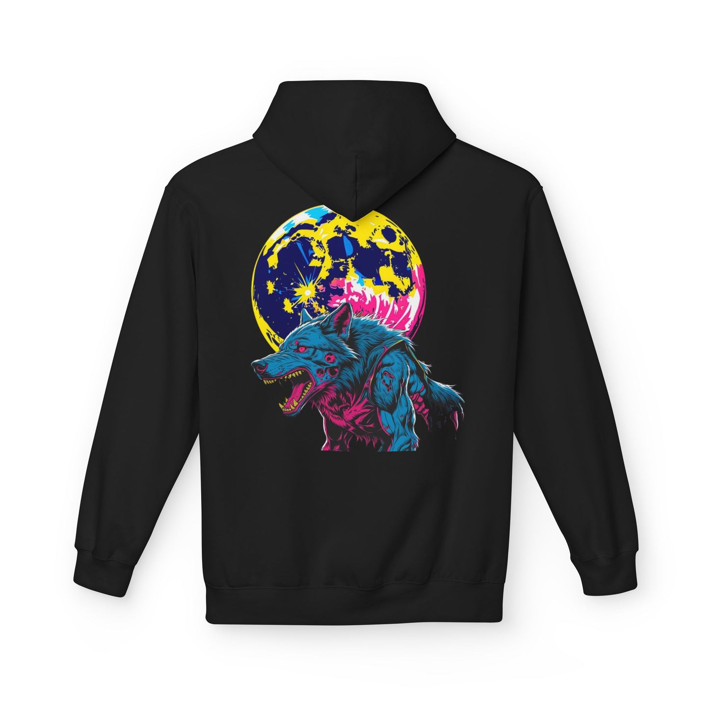 Retro Wolf Graphic Hoodie