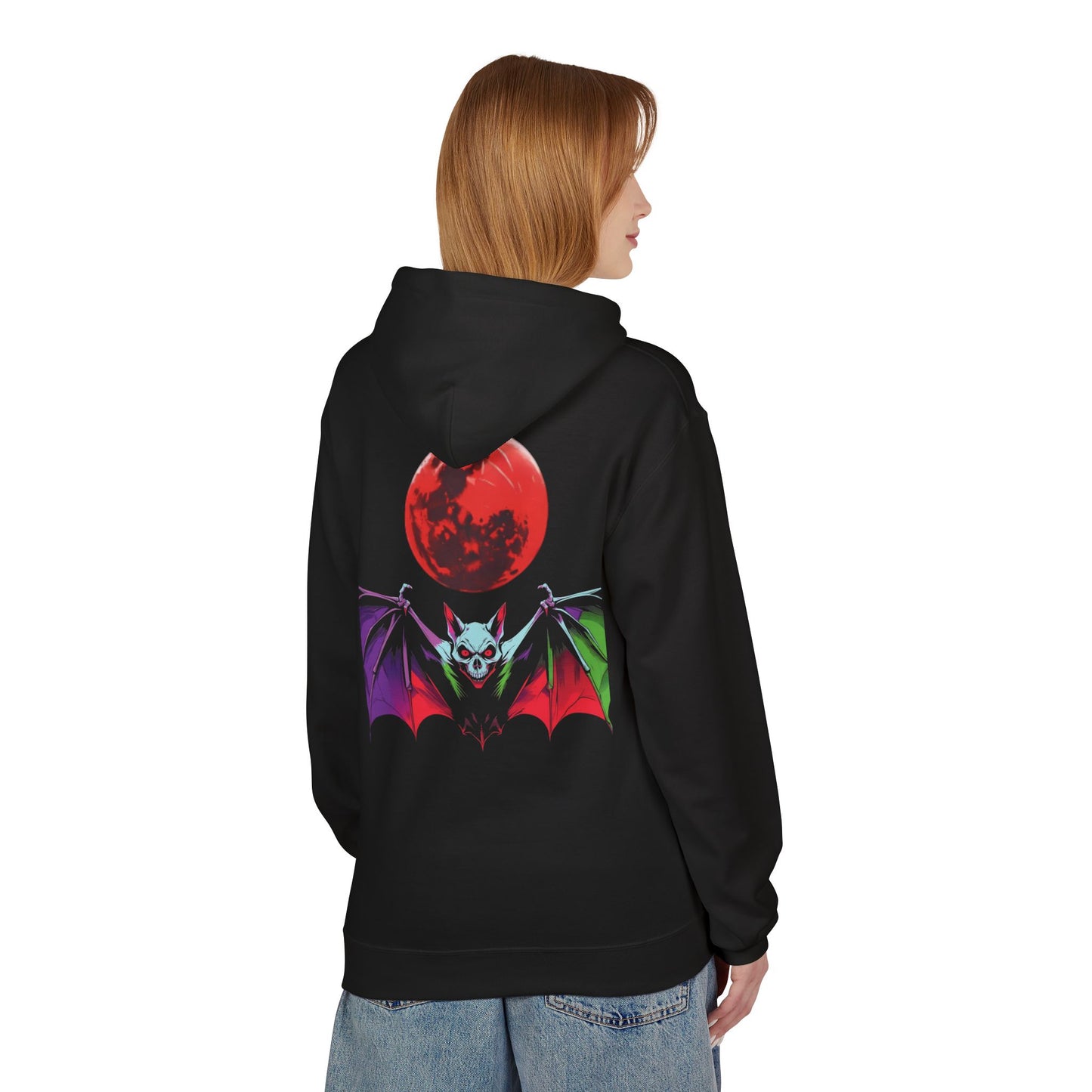 Retro Bat Graphic Hoodie